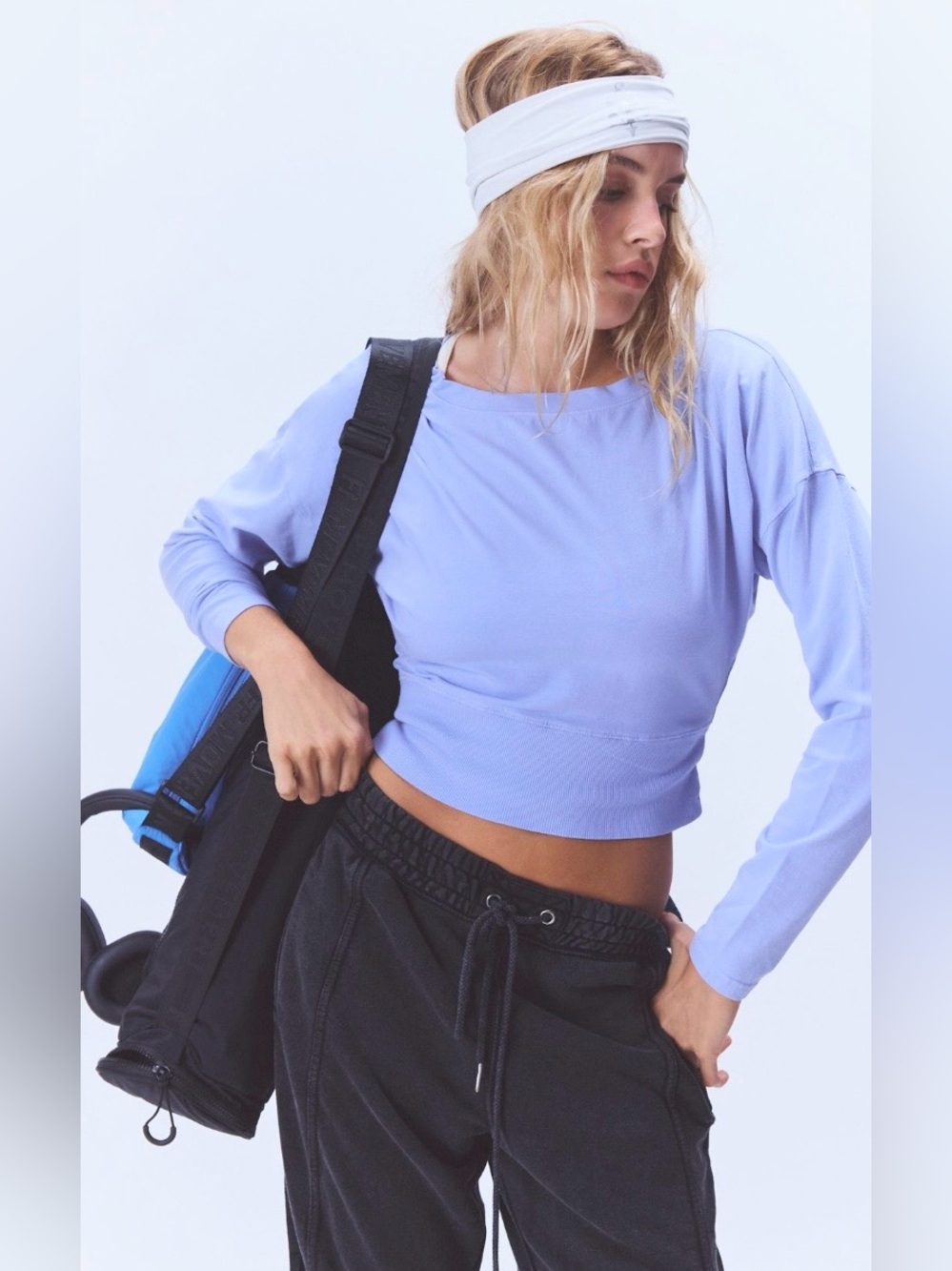 NWT FREE PEOPLE MOVEMENT HOT SHOT KICK IT LAYER TWILIGHT VIOLET